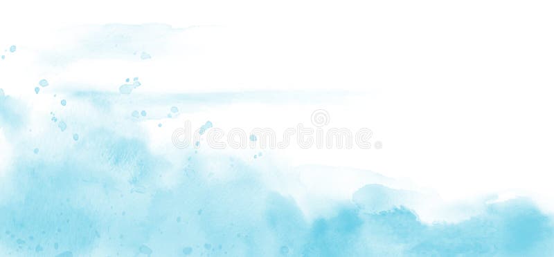 Abstrakte Hellblaue Aquarellbeschaffenheit für Hintergrund stockfotos