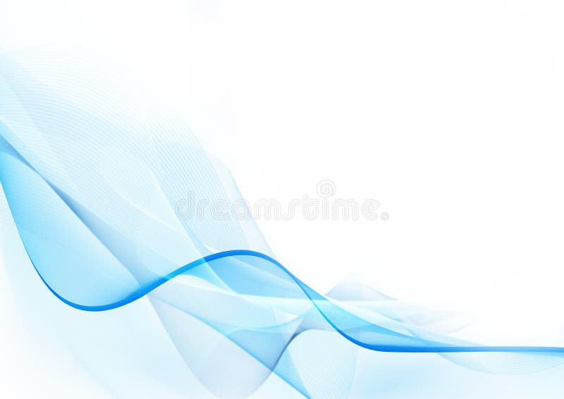 Abstrakte hellblaue Welle stock abbildung Abstrakte hellblaue Welle stock abbildung