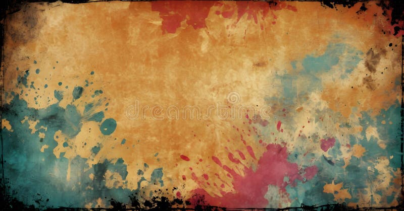 A canvas explodes with a chaotic splatter of vibrant colors, embodying the wild spirit of abstract expressionism. AI generated. A canvas explodes with a chaotic splatter of vibrant colors, embodying the wild spirit of abstract expressionism. AI generated