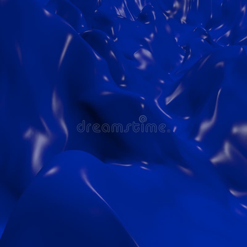 Abstrakte Kurven aus Kunststoff. Farbverlaufsfluktuationstextur. psychedelischer Hintergrund 3d-Darstellung stock abbildung
