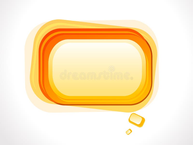 Abstrakte orange gegründete glatte Form stock abbildung Abstrakte orange gegründete glatte Form stock abbildung