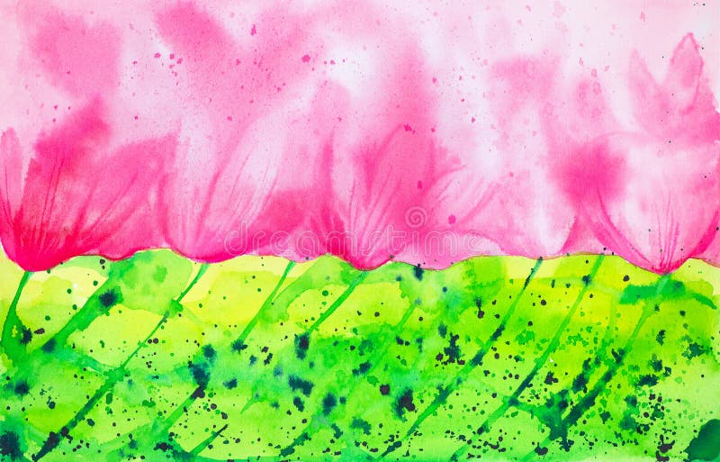 Abstrakte rosa Blumen auf einem grünen Feld Dekoratives Bild einer Flugwesenschwalbe ein Blatt Papier in seinem Schnabel lizenzfreie abbildung Abstrakte rosa Blumen auf einem grünen Feld Dekoratives Bild einer Flugwesenschwalbe ein Blatt Papier in seinem Schnabel lizenzfreie abbildung