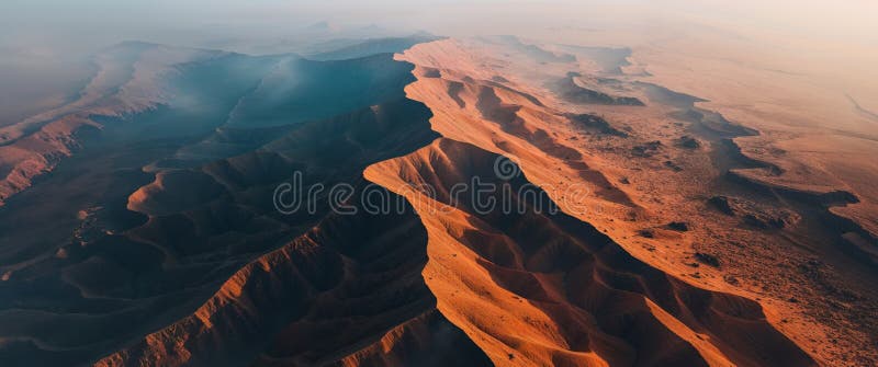 Abstrakte Sicht auf eine natürliche Landschaft. stockfotografie