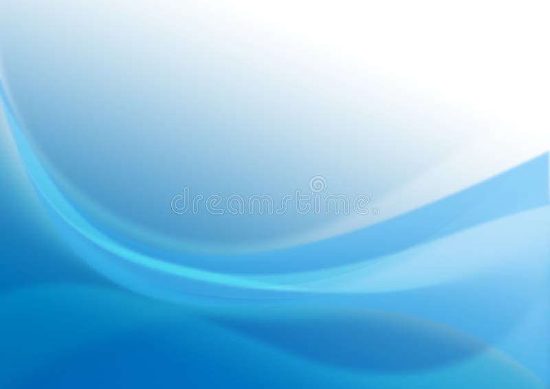 Abstrakte undeutliche Kurven im blauen Hintergrund
