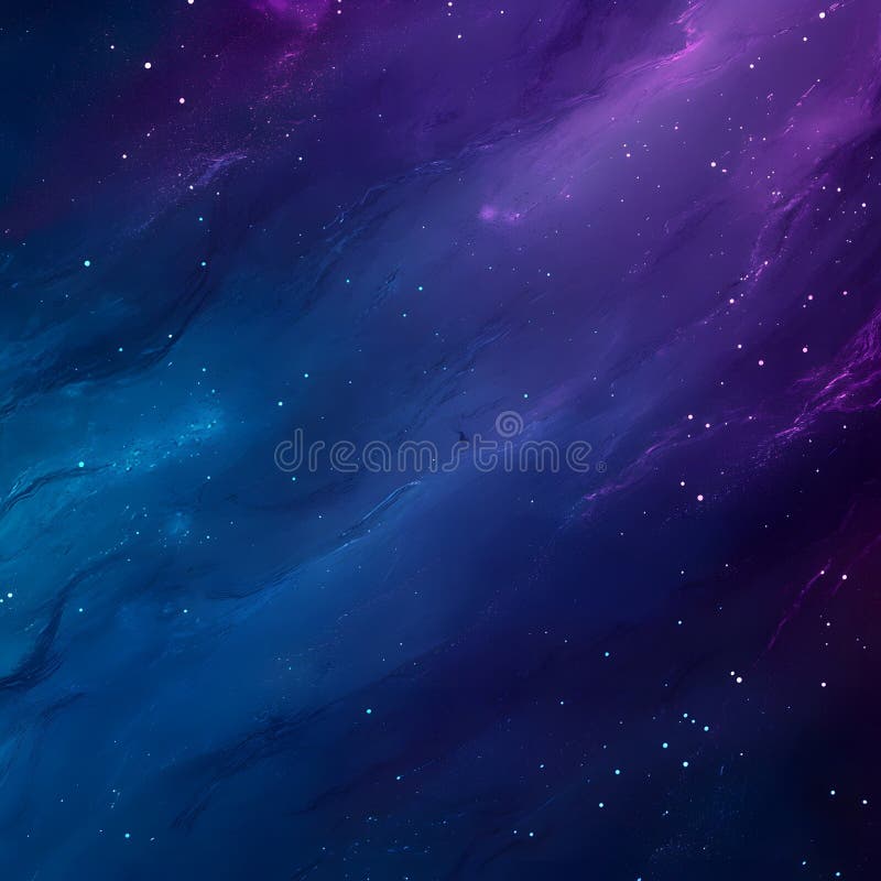 Abstrakter blauer Galaxiehintergrund mit Sternen und nebula computergenerierte Illustration. lizenzfreie stockfotografie