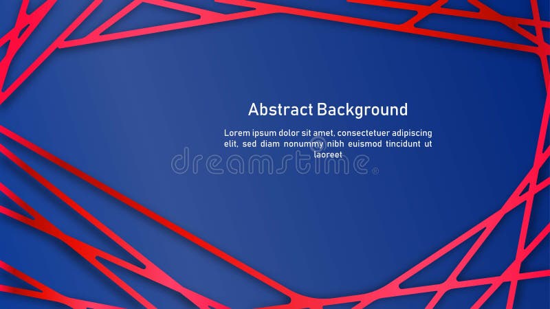 Abstrakter Blauer Hintergrund Mit Roter Linie Vektor Abbildung Illustration Von Blau Laptop