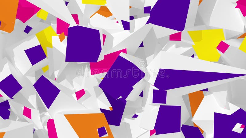Abstrakter Digital-Hintergrund Version mit den violetten, roten und orangefarbenen Farben stock abbildung