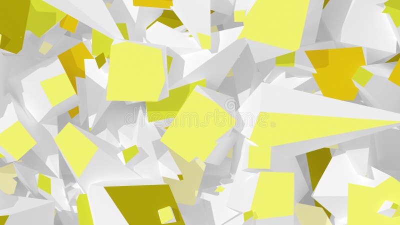 Abstrakter Digital-Hintergrund Version mit gelben Farben stock abbildung