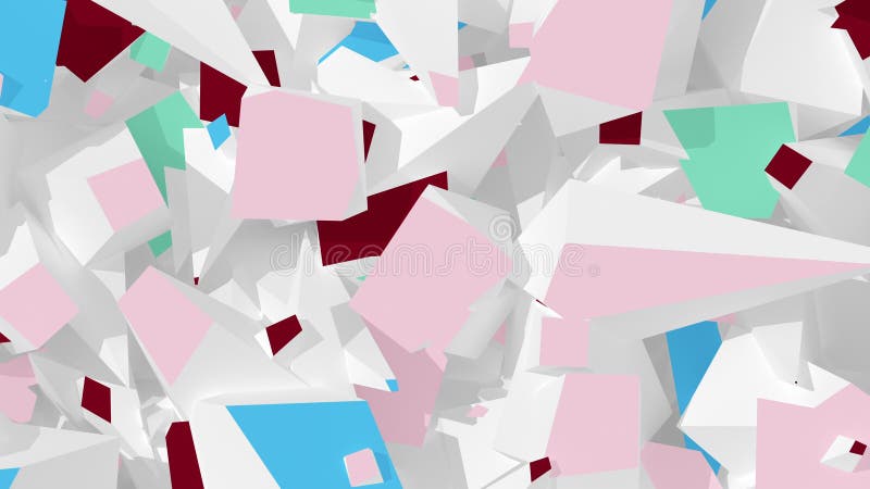 Abstrakter Digital-Hintergrund Version mit Rosa, Brown und blauen Farben lizenzfreie abbildung