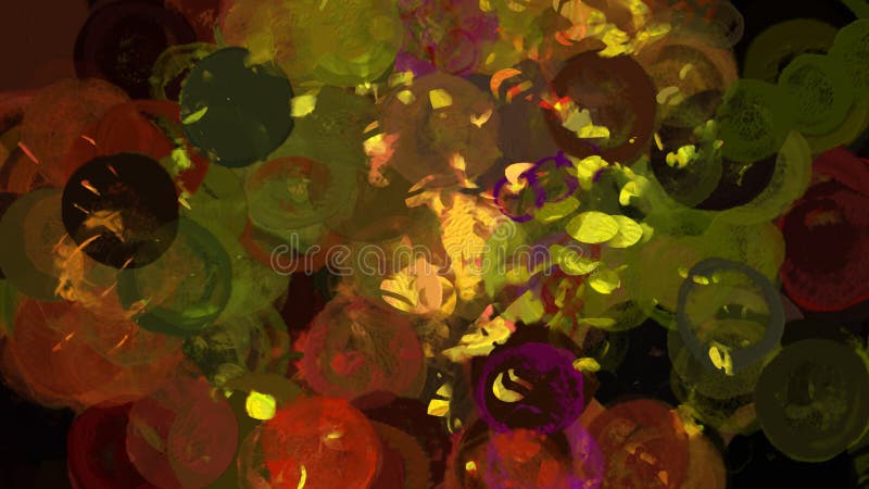 Abstract Vibrant Bubbly Background Digital Rendering. Abstract Vibrant Bubbly Background Digital Rendering