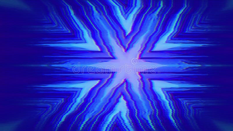 Abstrakter dynamischer nostalgischer Trend glitzernder Hintergrund Loop-Aufnahmen lizenzfreie abbildung