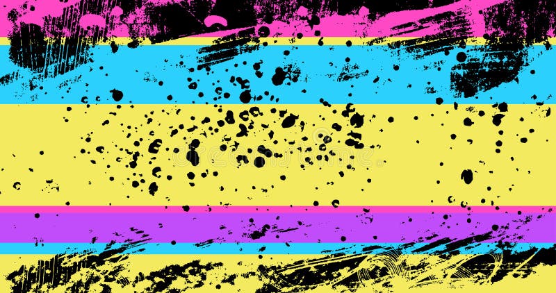 Abstrakter 80er-Stil bunt lebendiger optimistischer Hintergrund vektor abbildung