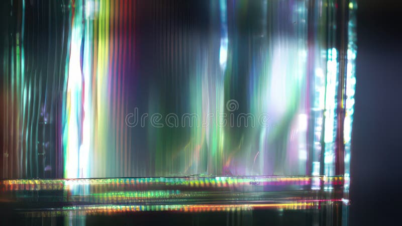 Abstrakter farbiger Hintergrund mit Glitch Texture-Rauscheffekt und Schnellbewegung stock abbildung
