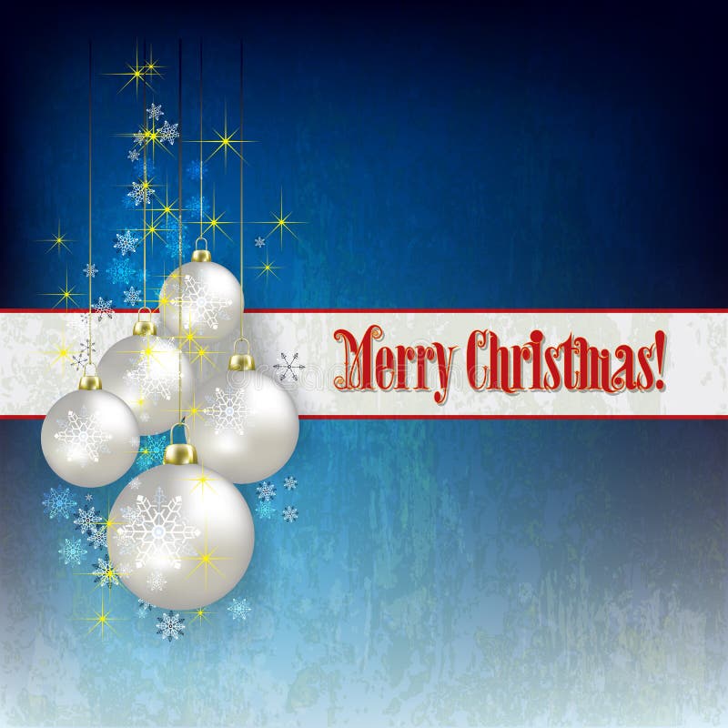 Abstrakter Feiergruß mit Weihnachtsdekorationen vektor abbildung Abstrakter Feiergruß mit Weihnachtsdekorationen vektor abbildung