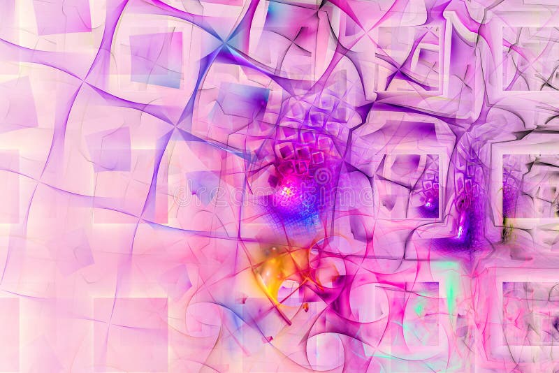 Abstrakter Fractal-Hintergrund lizenzfreie abbildung