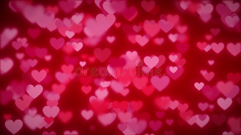 Abstrakter Gradientenhintergrund mit roter Herzform, fließend unendliche Schleife 002 vektor abbildung