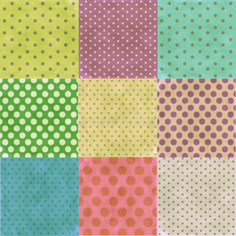 The polka dot seamless pattern. The polka dot seamless pattern