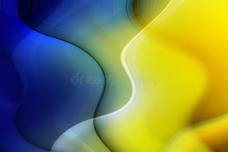 Abstrakter Hintergrund in den blauen und gelben Tönen