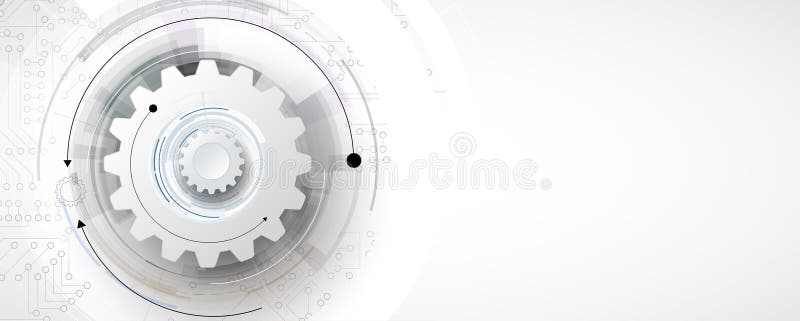 Abstrakter Hintergrund der Computertechnologie. Netzvisuelle Verbindung. Vektorgrafik stock abbildung