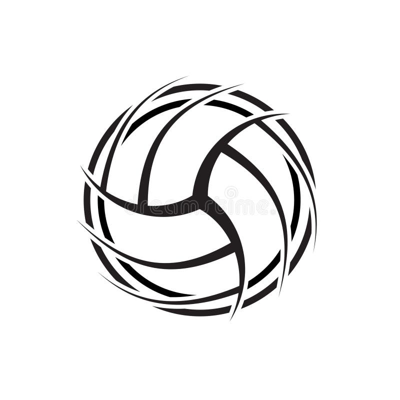 Abstrakter Hintergrund Der Volleyball Umrisslinie Vektor Abbildung Illustration Von Form Geplatschert 156961379