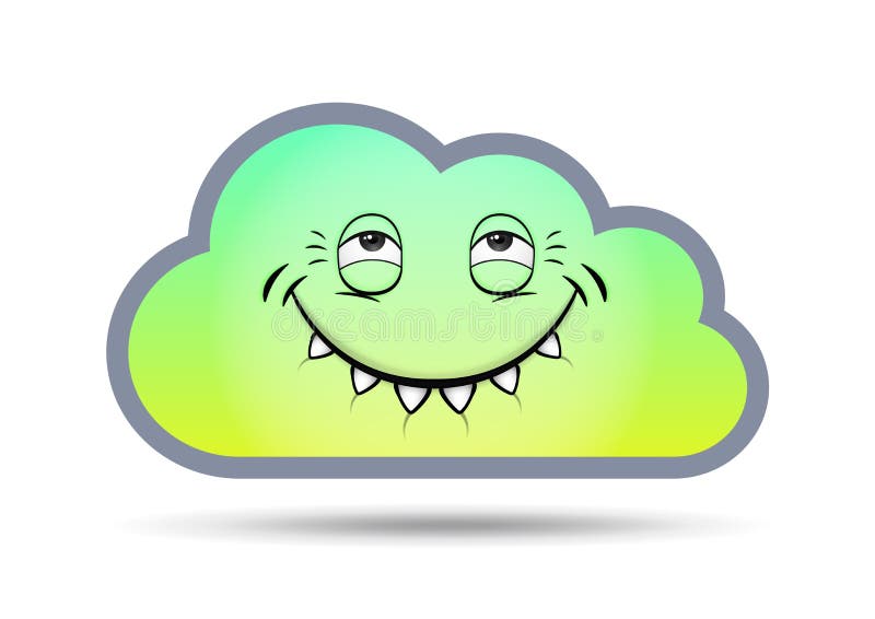 Abstrakter Hintergrund der Wolkentechnologie in der Zukunft, Vektorillustration lizenzfreie abbildung Abstrakter Hintergrund der Wolkentechnologie in der Zukunft, Vektorillustration lizenzfreie abbildung