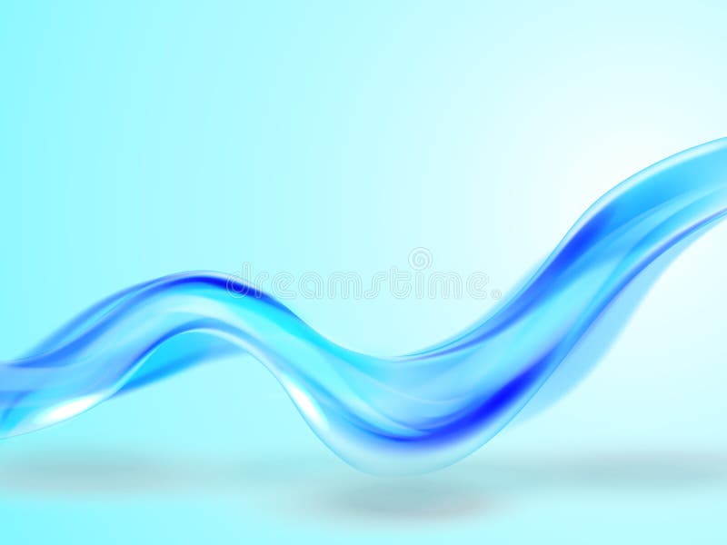 Abstrakter Hintergrund mit blauen Linien in der Wellenform vektor abbildung Abstrakter Hintergrund mit blauen Linien in der Wellenform vektor abbildung