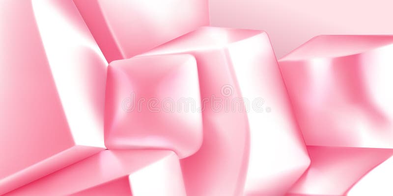 Abstrakter Hintergrund von 3D-Formen stock abbildung