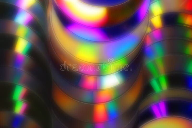 Abstrakter Hintergrund von unscharfen bunten Spektren auf CD- und dvddi stockbilder Abstrakter Hintergrund von unscharfen bunten Spektren auf CD- und dvddi stockbilder