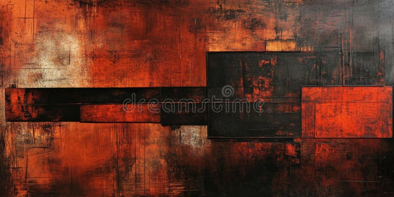 Abstrakter industrieller Hintergrund mit rostfreiem Metall und warmem. Ein abstrakter industrieller Hintergrund mit rustenartigen Metalltexturen und warmem erdgeschichtetem ai
