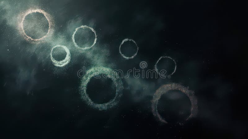 Abstrakter kosmischer Nebel Tee und rosa Galaxie Hintergrund lizenzfreie abbildung