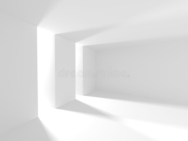 Abstrakter moderner weißer Architektur-Hintergrund stockbilder