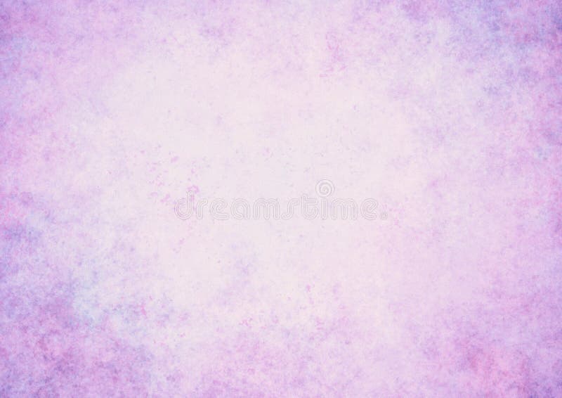 Abstrakter pastellfarbener, violetter Hintergrund mit weißem Mittelrahmen, weicher, verblasster Schwamm, Vintage Grunge-Hintergru