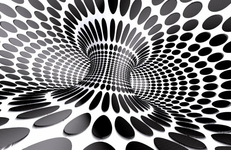 Abstrakter Spiralformiger Hintergrund In Schwarz Weiss Muster Stock Abbildung Illustration Von Abbildung Element 161222739
