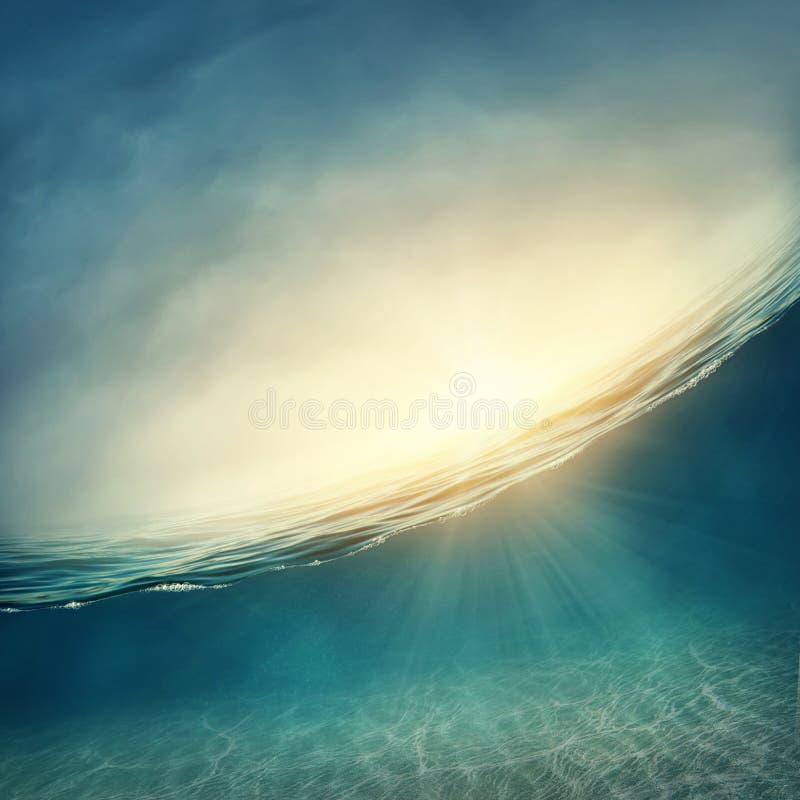 Abstrakter Unterwasserhintergrund lizenzfreie stockfotos Abstrakter Unterwasserhintergrund lizenzfreie stockfotos