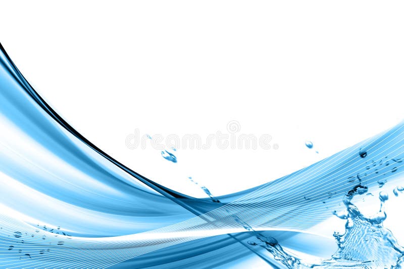 Abstrakter Wasserwellenhintergrund lizenzfreies stockfoto