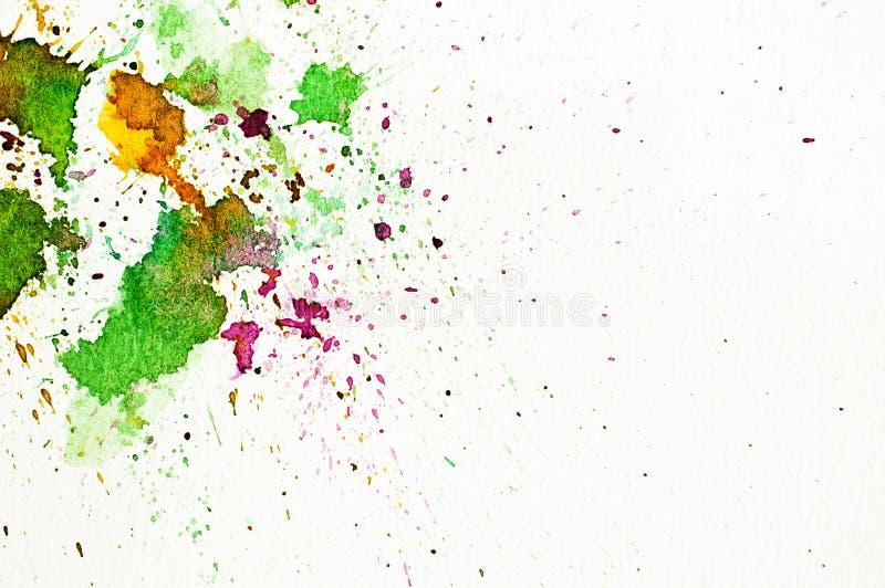 Abstrakter Water-colorhandanstrich stockfotos
