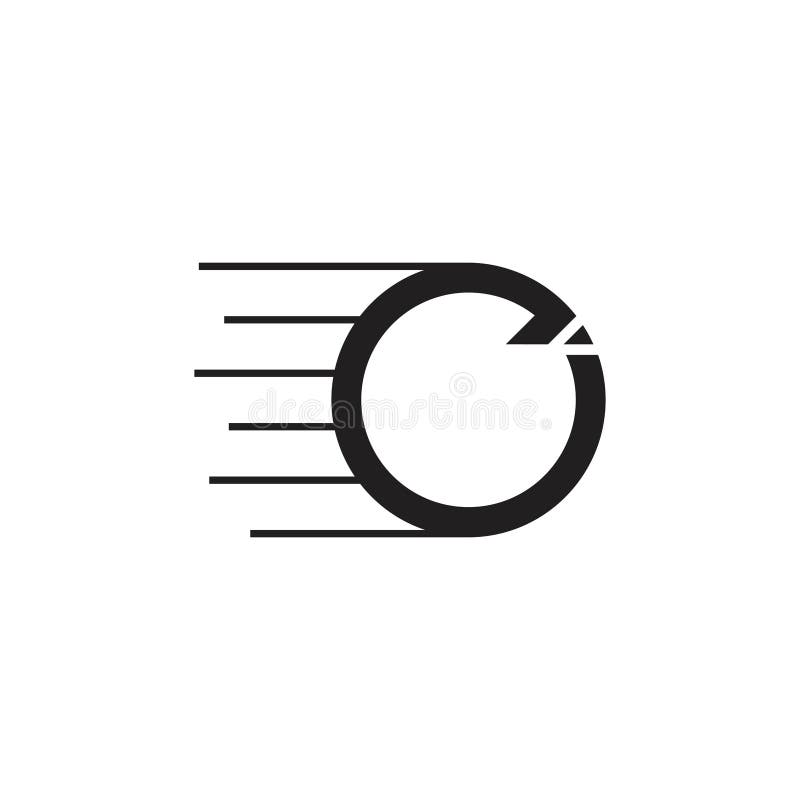 Abstrakter Zeitraffer-Logovektor der Kreispfeile stock abbildung Abstrakter Zeitraffer-Logovektor der Kreispfeile stock abbildung