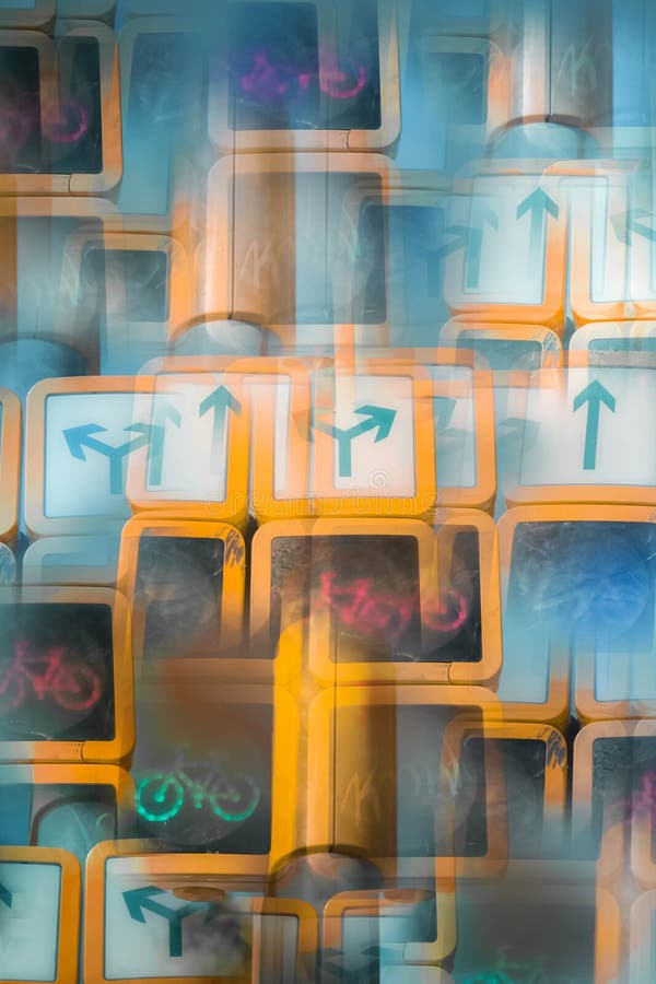 Abstraktes Bild einer Ampel lizenzfreie stockbilder Abstraktes Bild einer Ampel lizenzfreie stockbilder