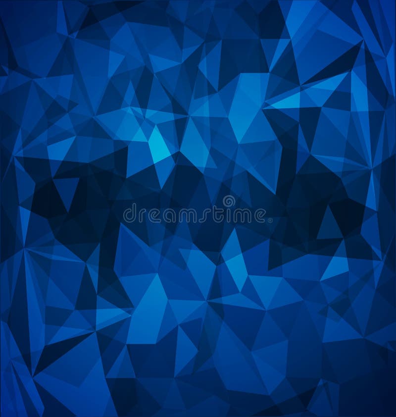 Abstraktes blaues polygonales lizenzfreie abbildung Abstraktes blaues polygonales lizenzfreie abbildung
