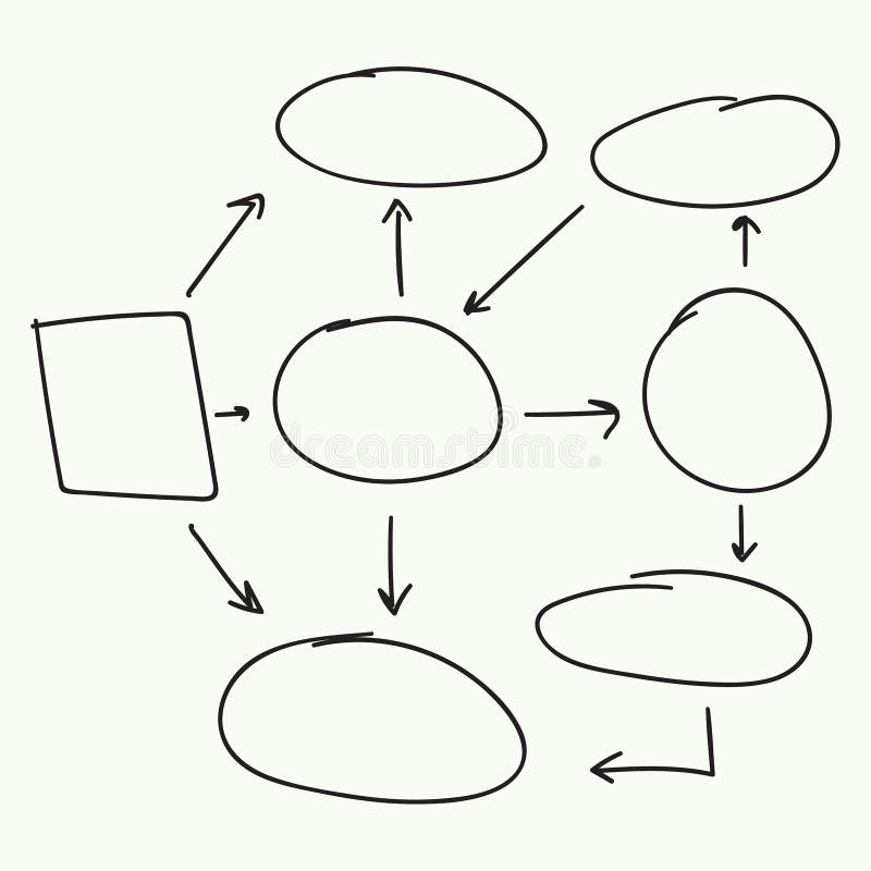 Abstraktes Flussdiagrammvektordesign stock abbildung Abstraktes Flussdiagrammvektordesign stock abbildung
