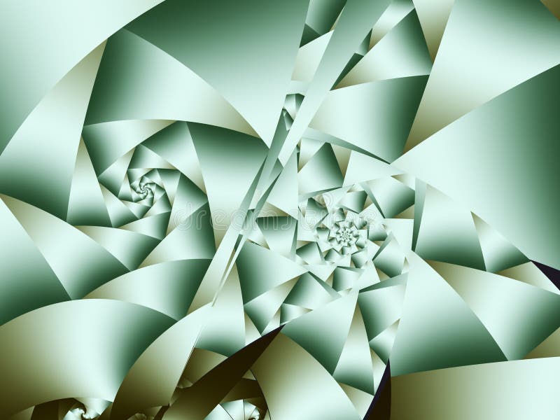 Abstraktes Fractal Kaleidoskop von Dreiecken lizenzfreie abbildung Abstraktes Fractal Kaleidoskop von Dreiecken lizenzfreie abbildung