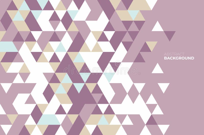 Abstraktes geometrisches Hintergrund von geometrischen Formen Buntes Mosaikmuster Retro- Dreieckhintergrund