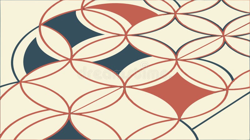 Abstraktes geometrisches Muster zeitgenössisches Design Vector Vektordesign Generative AI vektor abbildung