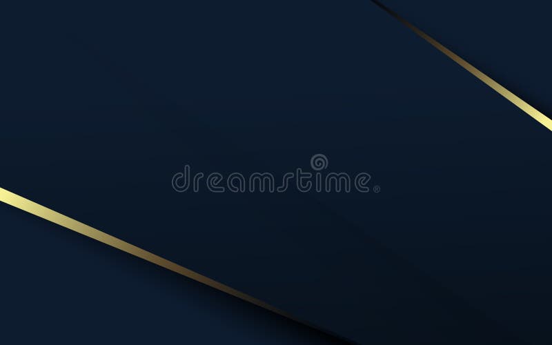 Abstraktes Luxusgold und dunkelblauer Hintergrund Platz für Ihr Design lizenzfreie abbildung