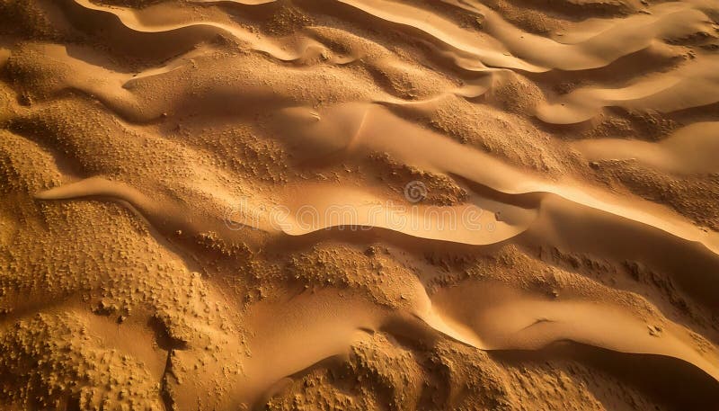 Abstraktes Muster der Sanddünen und der Kratze Wüste Erde lizenzfreie stockbilder