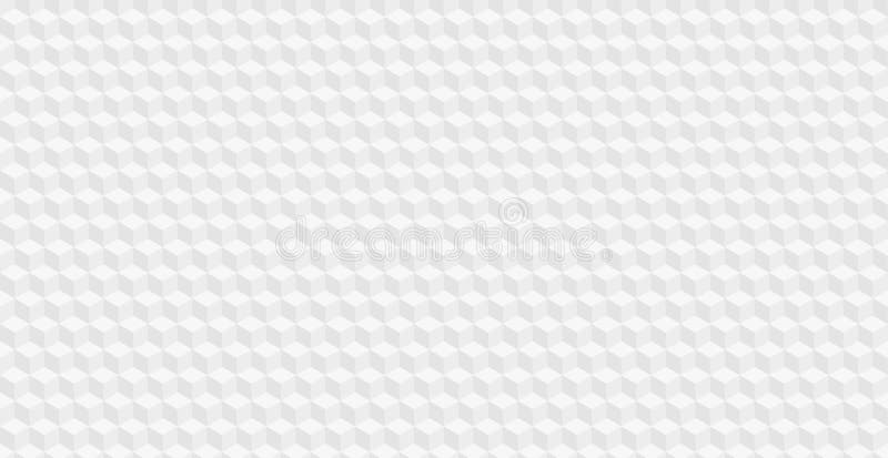 Abstraktes Muster Hintergrundtextur viele identische Würfel Vektor lizenzfreie abbildung
