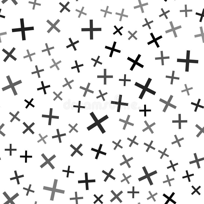 Abstraktes nahtloses Muster mit grauen chaotischen Kreuzen auf Beige Geometrisches Muster der Unendlichkeit Auch im corel abgehob vektor abbildung Abstraktes nahtloses Muster mit grauen chaotischen Kreuzen auf Beige Geometrisches Muster der Unendlichkeit Auch im corel abgehob vektor abbildung