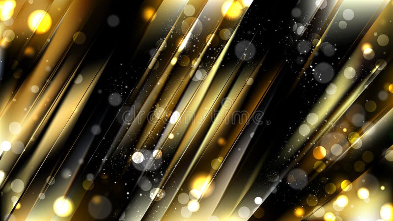 Abstraktes Schwarz- und Gold-Hintergrundbild vektor abbildung