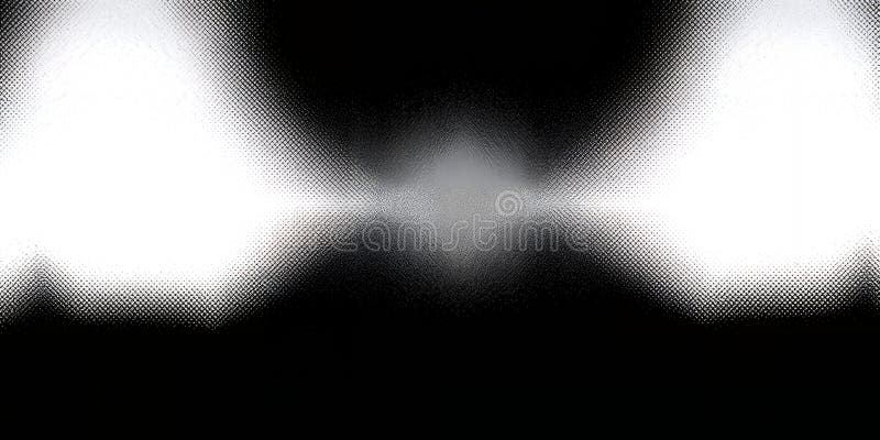 Abstraktes Schwarzweiß-Licht stock abbildung