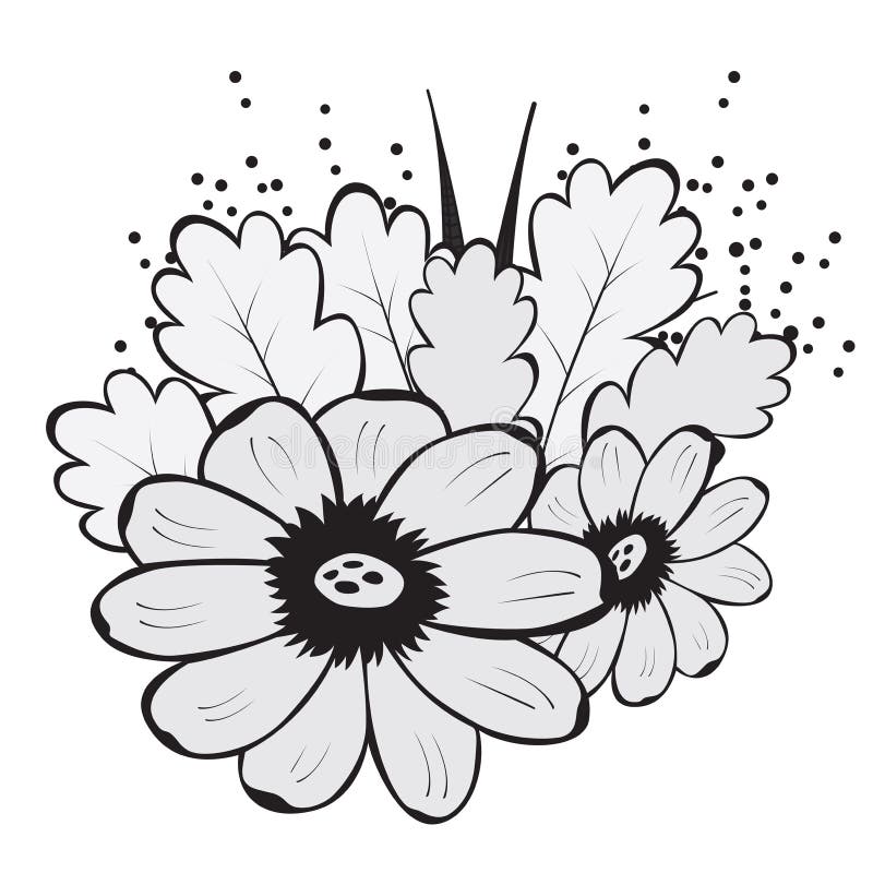 Abstraktes schönes nahtloses Muster mit Blume stock abbildung Abstraktes schönes nahtloses Muster mit Blume stock abbildung